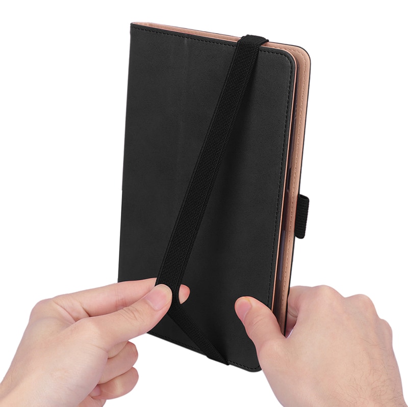 เคส Huawei MatePad T8 8 นิ้ว #เคสฝาพับหนัง PU มีที่สวมนิ้ว Card Holder Stand PU Leather Smart Case
