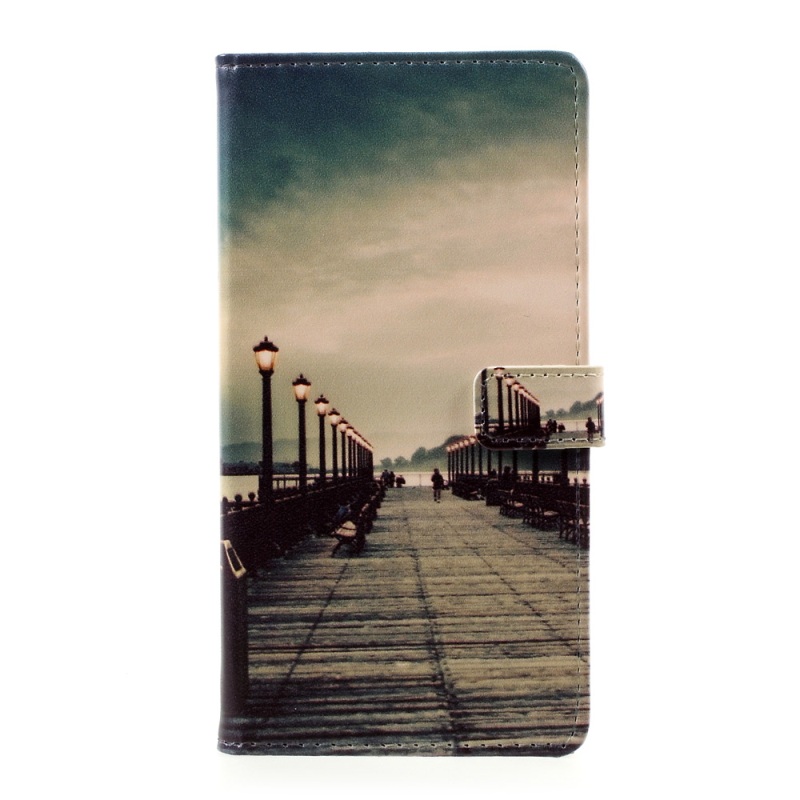 เคส Huawei P10 Plus เคสฝาพับ สไตล์กระเป๋าสตางค์พิมพ์ลายสวยงาม