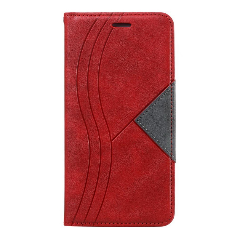 Case Xiaomi Mi Note 10 Pro #เคสฝาพับหนัง PU มีช่องเสียบ ID บัตรอื่นๆในตัว Geometric Pattern Leather Card Holder Protective