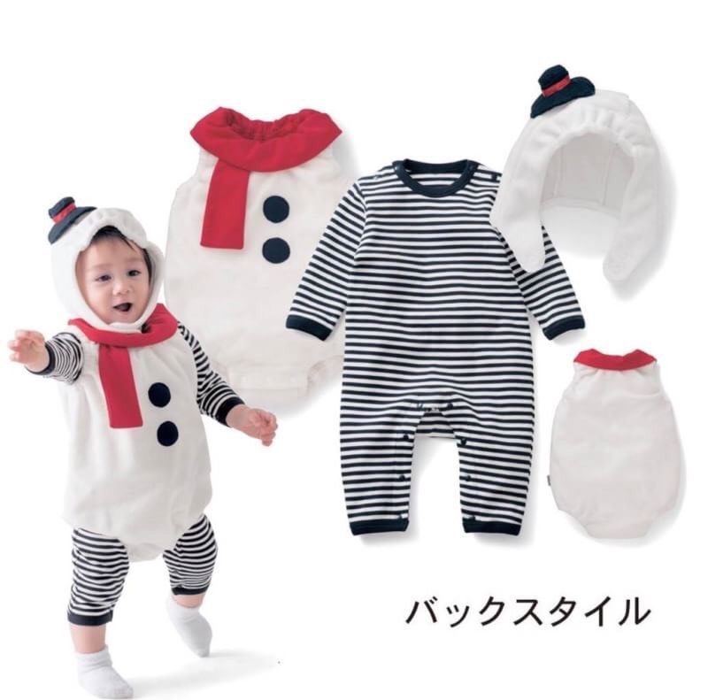 ชุดเด็ก set บอดี้สูท Snowman