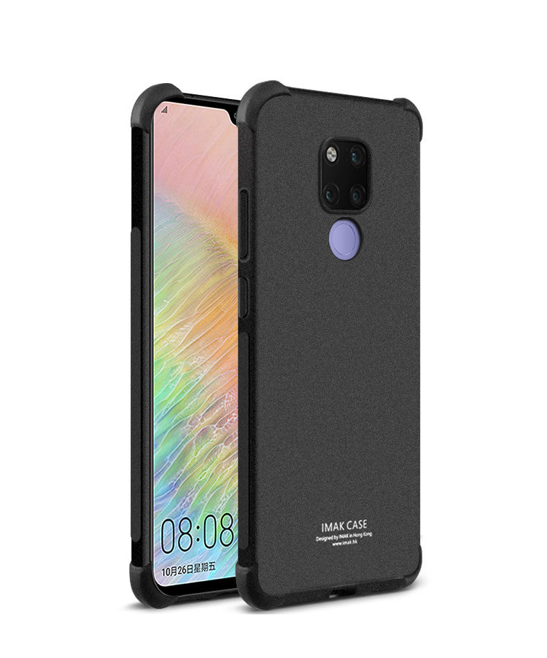 Case Huawei Mate 20 X #เคสฝาหลังSkin Feel Anti-drop TPU Case + ฟิล์มกันรอย Explosion-proof Screen Film