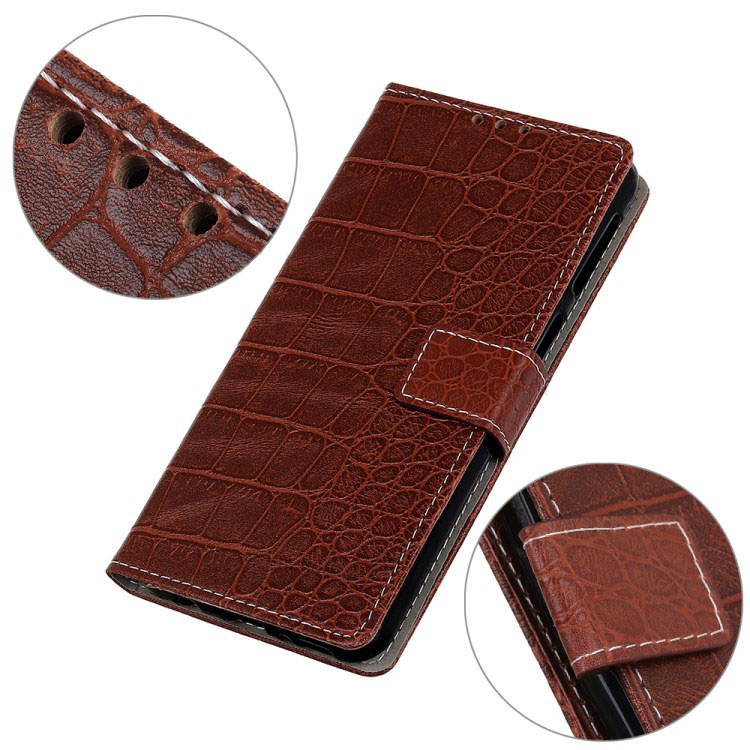 Case Samsung Galaxy A50 / A50s / A30s #เคสฝาพับหนัง PU แบบกระเป๋าสตางค์ลายหนังจระเข้ Crocodile Texture Vintage Leather
