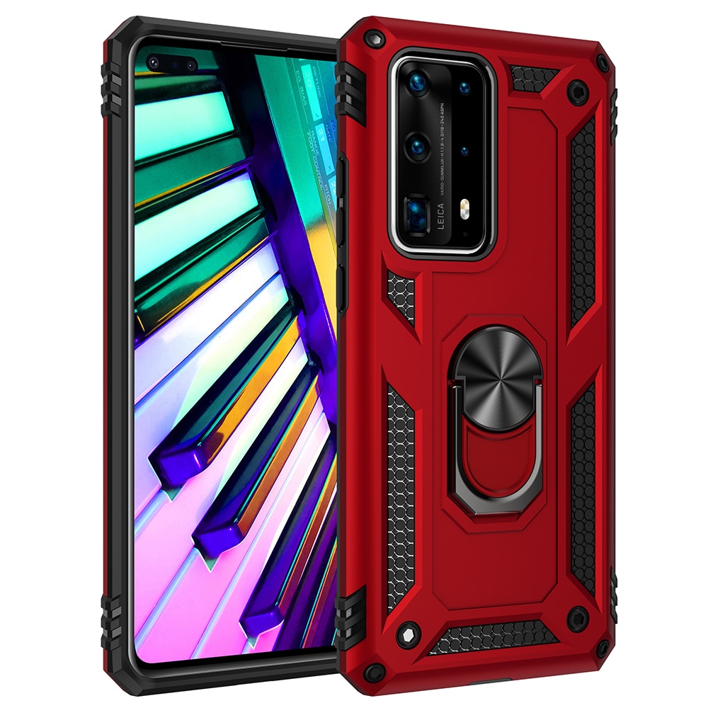 เคส Huawei P40 #เคสฝาหลัง Hybrid TPU+PC มีแหวนสวมนิ้ว