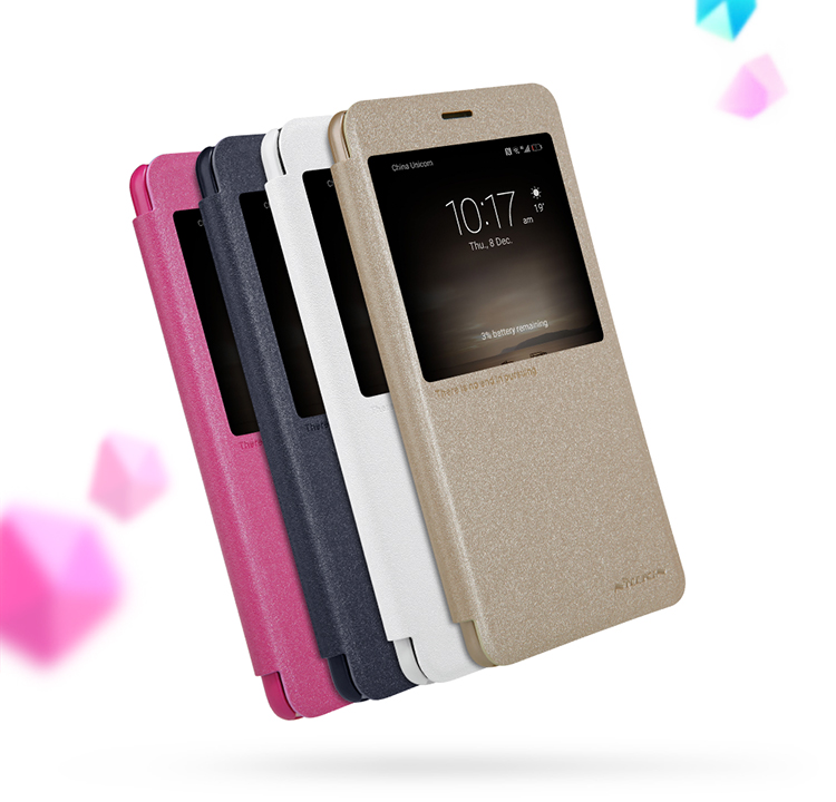 Case Huawei Mate 9 #เคสฝาพับ NILLKIN มีช่องวิว สีสันสวยงาม