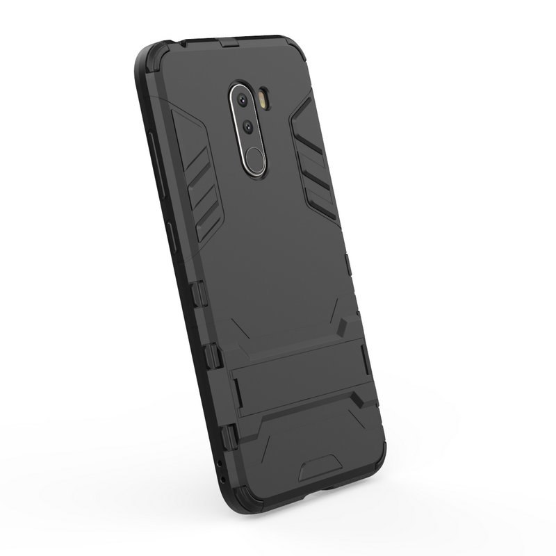 Case Xiaomi Pocophone F1 #เคสฝาหลังพลาสติก Cool Guard Plastic TPU Hybrid (สินค้าพร้อมส่ง)