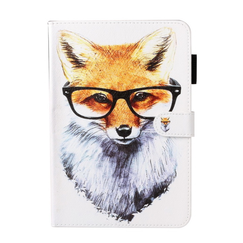 เคส Samsung Galaxy Tab A 8.0 (2019) SM-T290 SM-T295 SM-T297 #เคสฝาพับพิมพ์ลายหนัง PU พร้อมที่เก็บการ์ด Pattern Printing PU Leather Tablet Stand Case with Card Storage