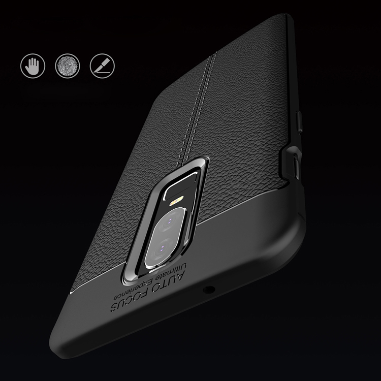 Case OnePlus 6 #เคสฝาหลัง TPU ผิวลิ้นจี่ช่วยป้องกันลายนิ้วมือและกันลื่นได้ดี