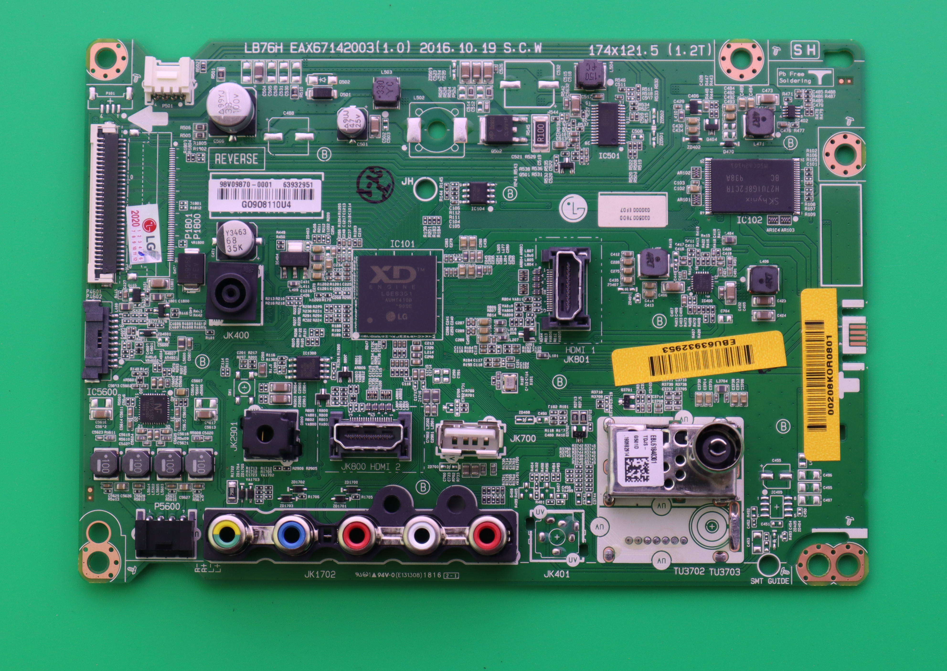 EBU63932953 BPR Total Assembly,Main 32LJ510D.ATD