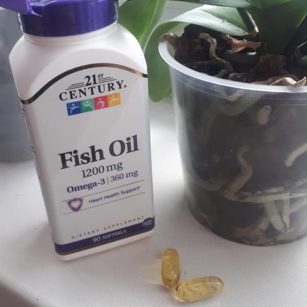 21st Century® Fish Oil Maximum Strength 1200mg 90 Softgels น้ำมันปลา