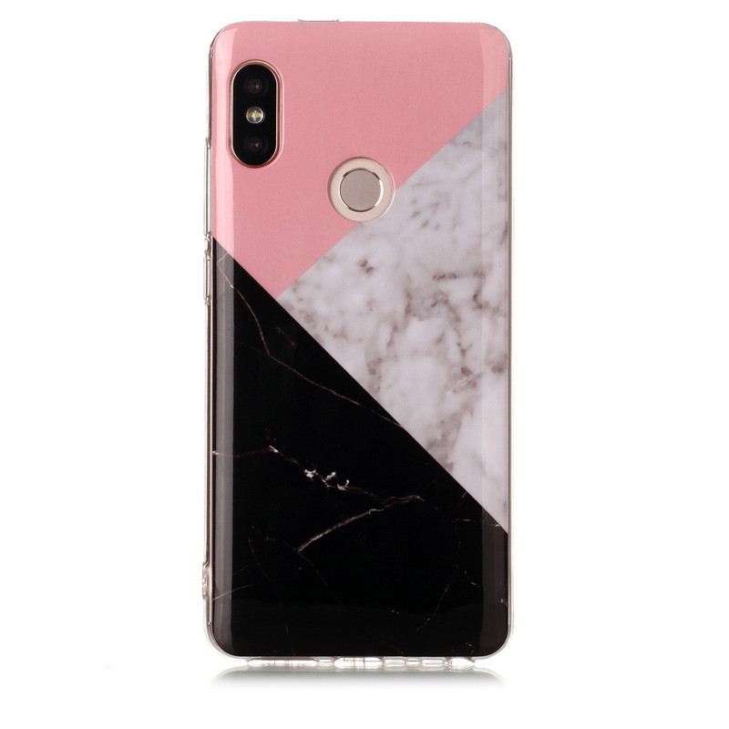 เคส Xiaomi Redmi Note 5 #เคสฝาหลังนิ่มลายหินอ่อน Marble Pattern IMD TPU
