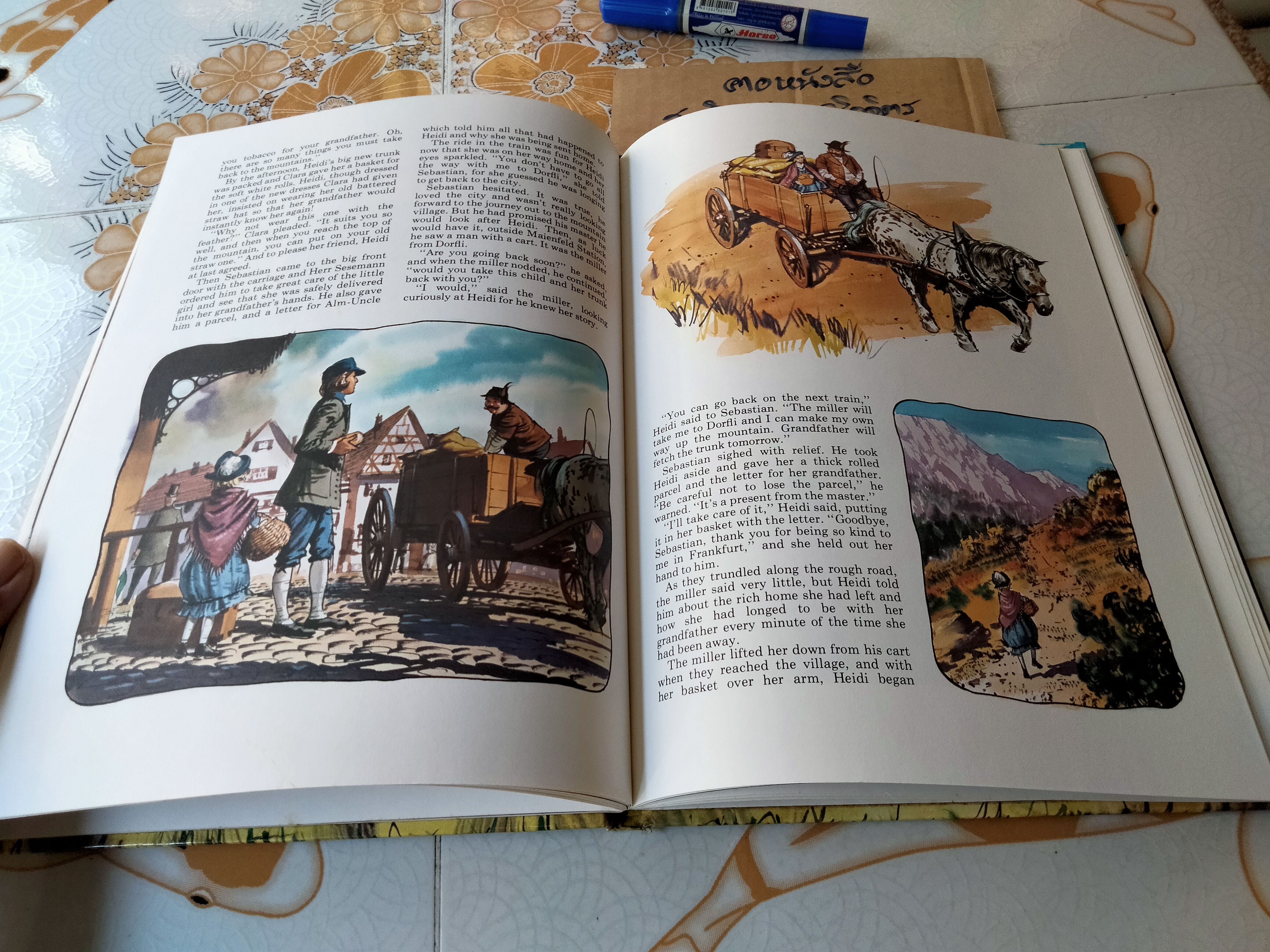 Heidi - Johanna Spyri Award Adventure Classics (มือสองปกแข็ง) ภาพประกอบโดย JOHN WORSLEY **สินค้าหมด**