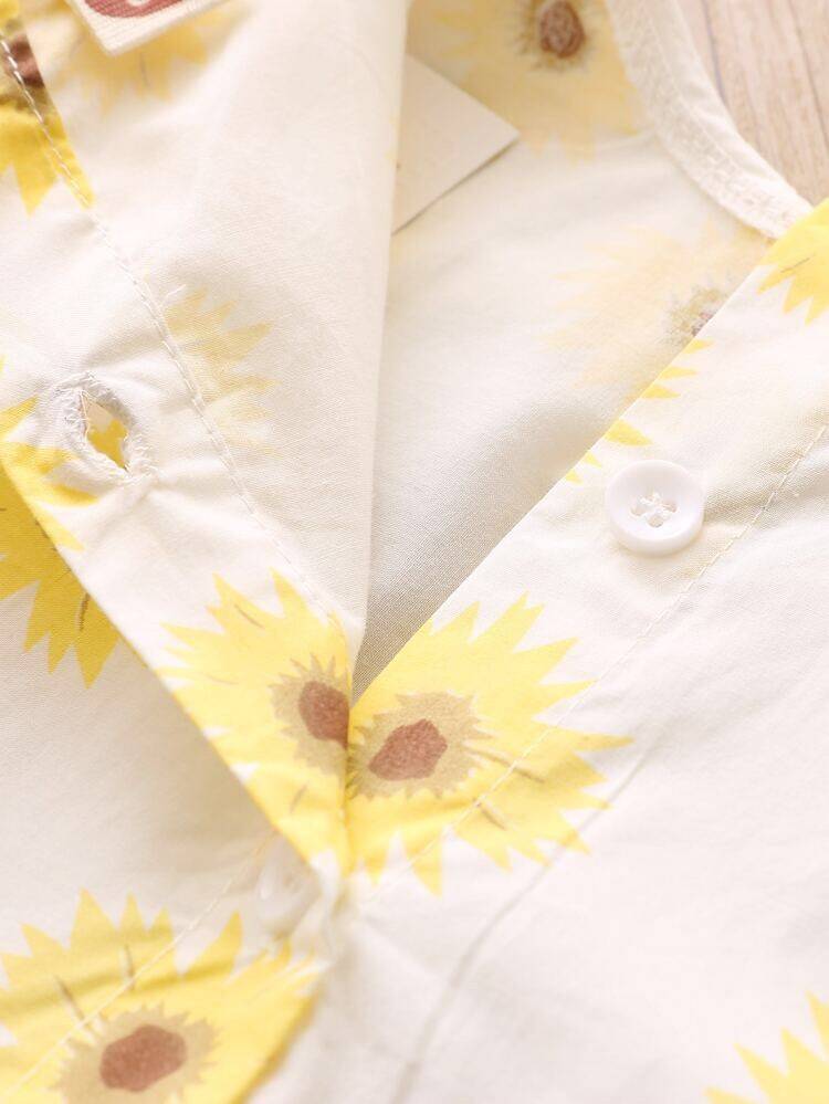 เดรสเด็กลายดอกเดซี่พร้อมกระเป๋า