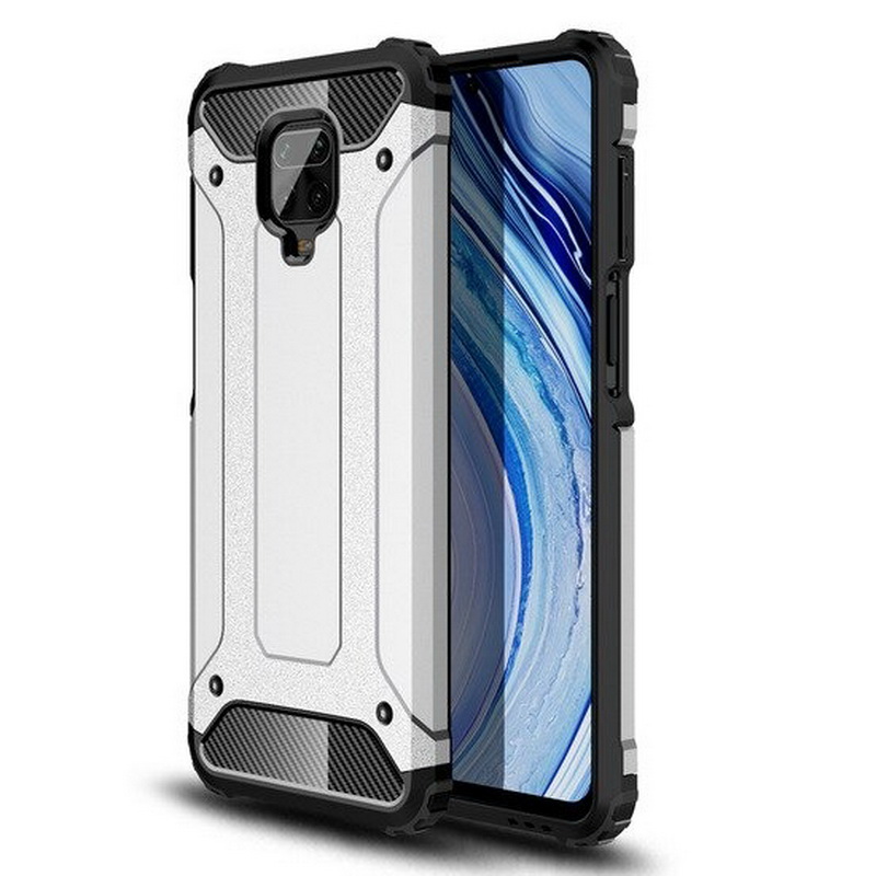 เคส Redmi Note 9 Pro/Redmi Note 9S #เคสฝาหลังเกราะป้องกัน ไฮบริด พลาสติก+TPU Heavy Duty Rugged Hybrid