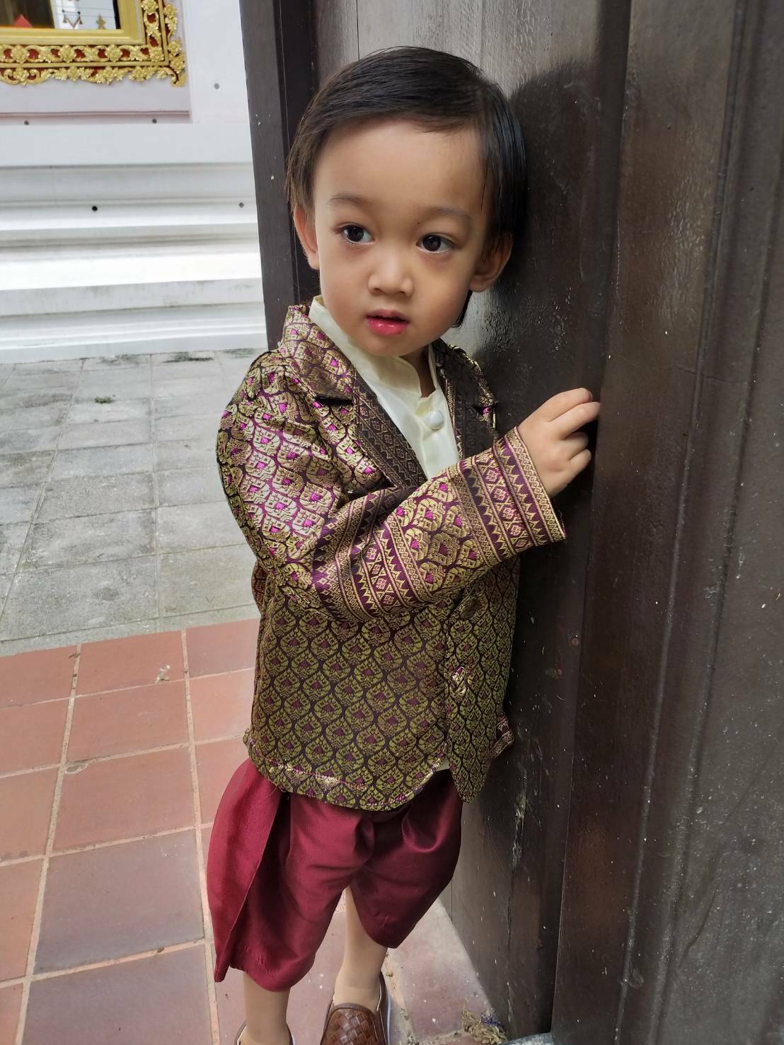 ชุดไทยเด็กชาย งานประณีต