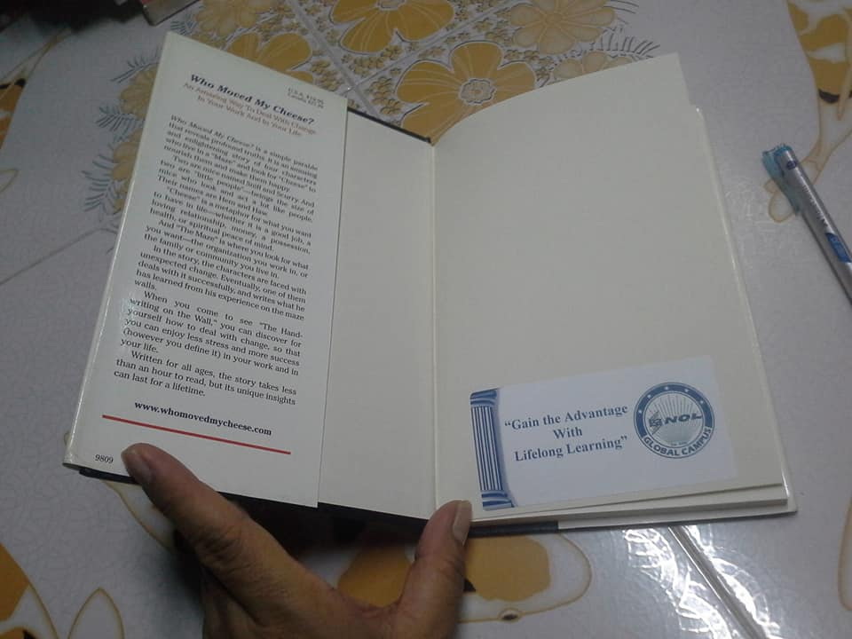 Who Moved My Cheese? (Spencer Johnson) ฉบับภาษาอังกฤษ ปกแข็ง **สินค้าหมด**