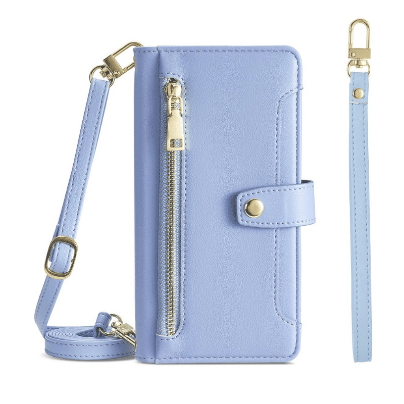 เคส Vivo S1 Pro #เคสฝาพับหนัง PU แบบกระเป๋าสตางค์ Zipper Wallet Leather Flip Case