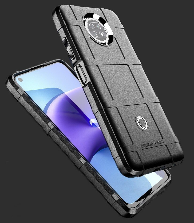 Case Redmi Note 9T 5G #เคสฝาหลัง Rugged Shield Series Soft Silicone Shock Absorption Matte กันกระแทก
