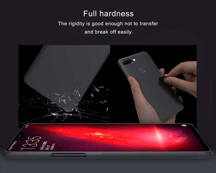 เคส Oppo R15 Pro #เคสฝาหลัง NILLKIN แท้รุ่น Super Frosted Shield + ฟิล์มกันรอย