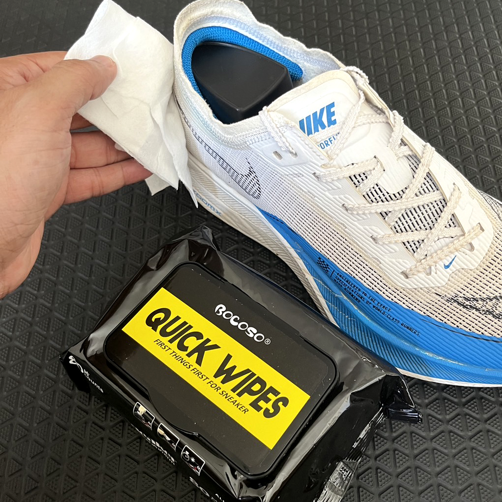 แผ่นเช็ดรองเท้า ผ้าเช็ดรองเท้า ผ้าเปียกทำความสะอาดรองเท้า 30 แผ่น , 80 แผ่น (J5)