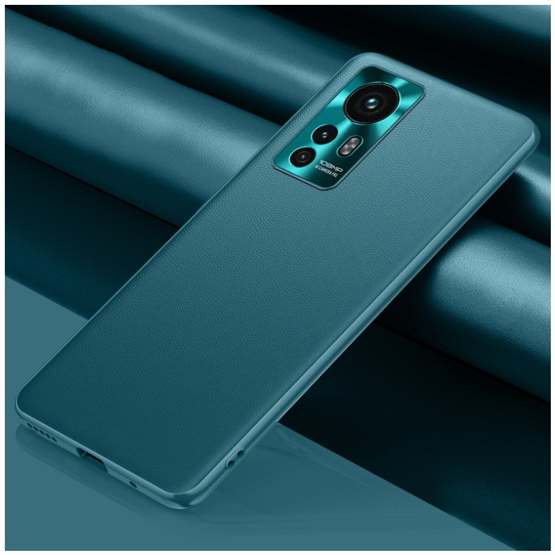 เคส Xiaomi 12#เคสแบบฝาหลัง TPU เคลือบหนัง PU มีกันเลนส์กล้อง Leather Cases Soft Matte Shockproof Protect Camera Back Cover