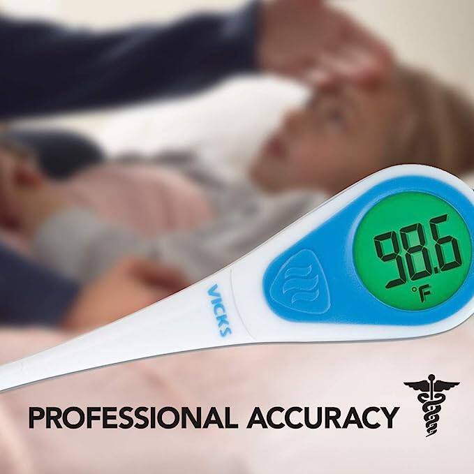 Vicks® SpeedRead Digital Thermometer Fast and Accurate Model V912USV4 เทอร์โมมิเตอร์ ดิจิตอล วัดอุณหภูมิ