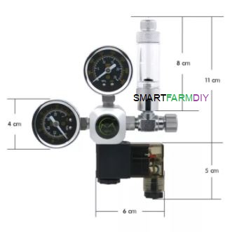 CO2 Solinoid Valve +Bubble Couter