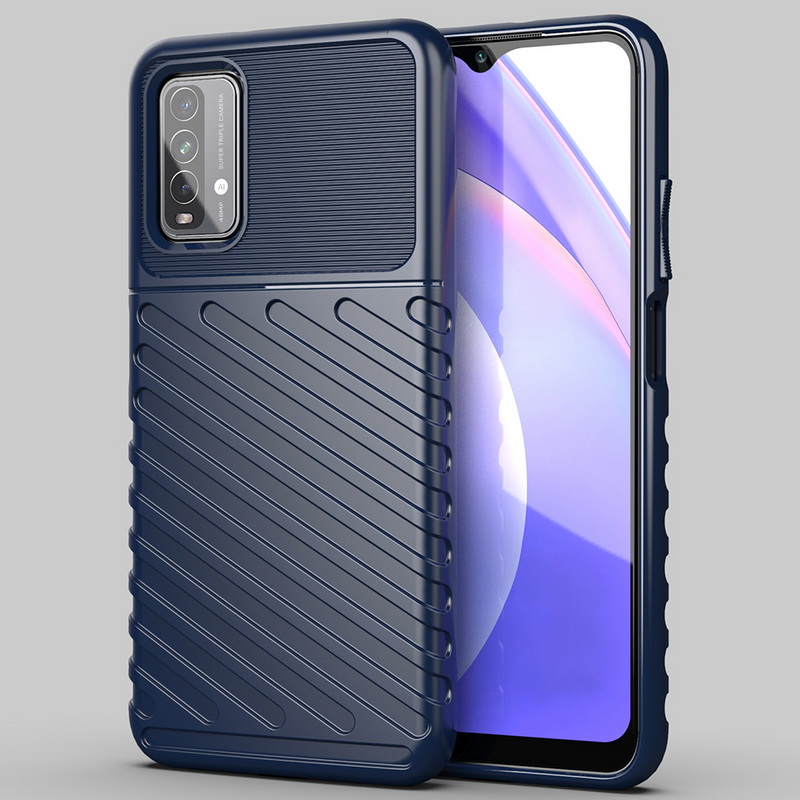 เคส Redmi 9T #เคสฝาหลัง TPU อ่อน Thunder Series Twill Texture Soft TPU