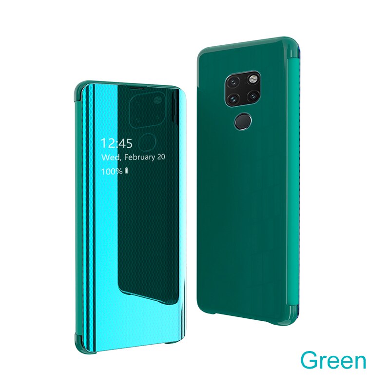 Case Huawei Mate 20 #เคสฝาพับแบบ Window Mirror Surface