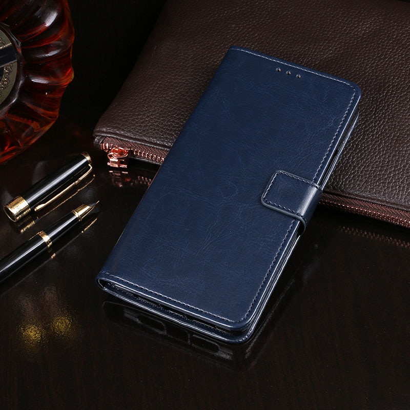 Case Vivo V20 SE #เคสฝาพับแบบกระเป๋าสตางค์หนัง PU ผิวหนังม้า Crazy Horse