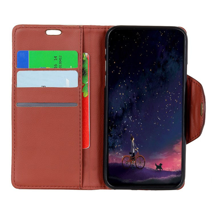 Case Huawei Y9 (2019) #เคสฝาพับหนัง PU สไตล์กระเป๋าสตางค์ Crazy Horse PU