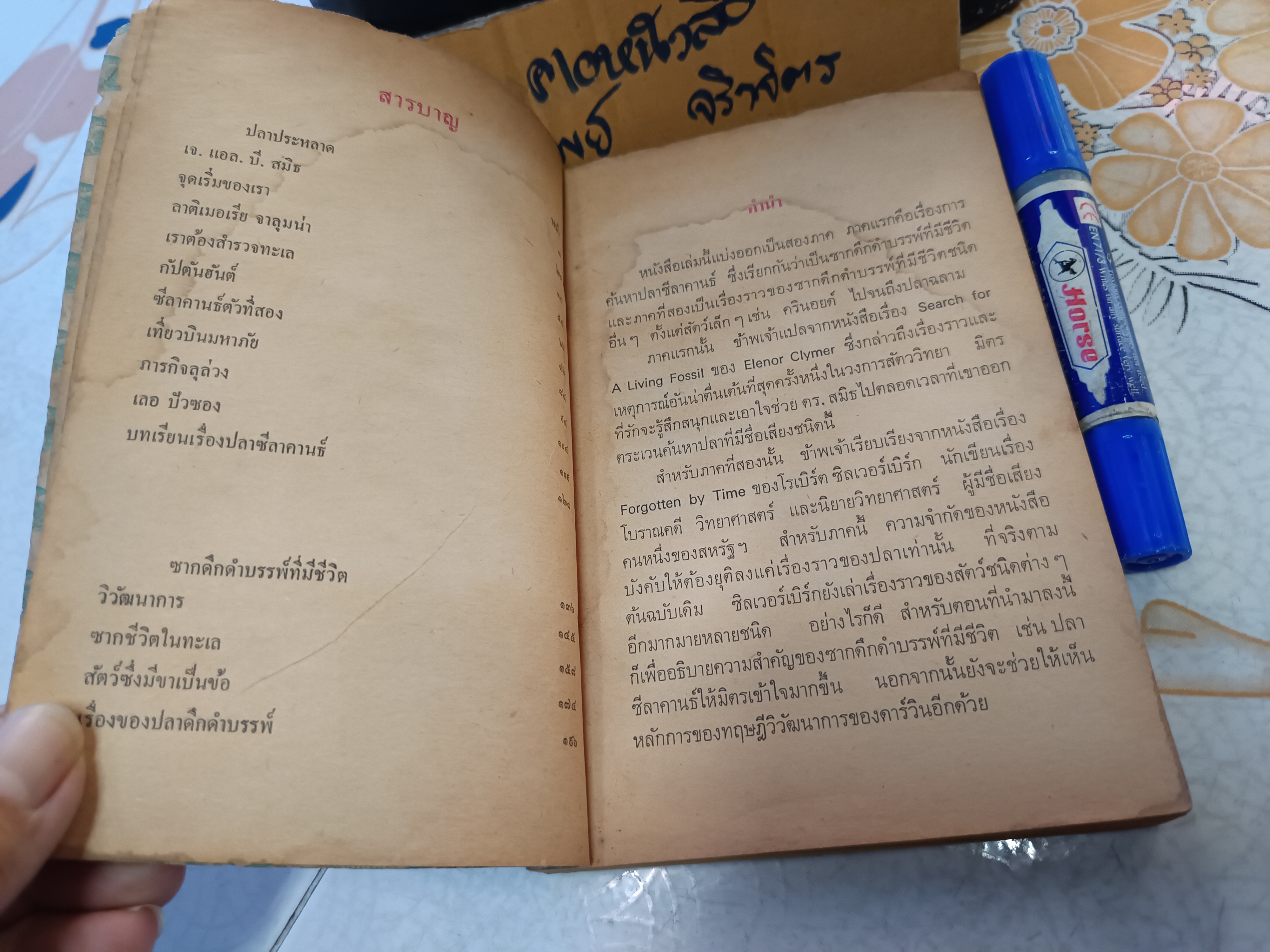 ปลาลึกลับ ชีวิตอันมหัศจรรย์ของปลา แปลและเรียบเรียงโดย ครรชิต มาลัยวงศ์