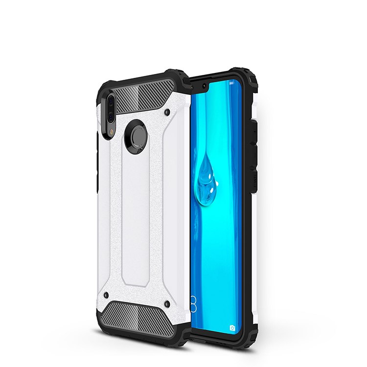 เคส Huawei Y9 (2019) #เคสฝาหลังกันกระแทกเกราะป้องกัน ไฮบริด พลาสติก+TPU