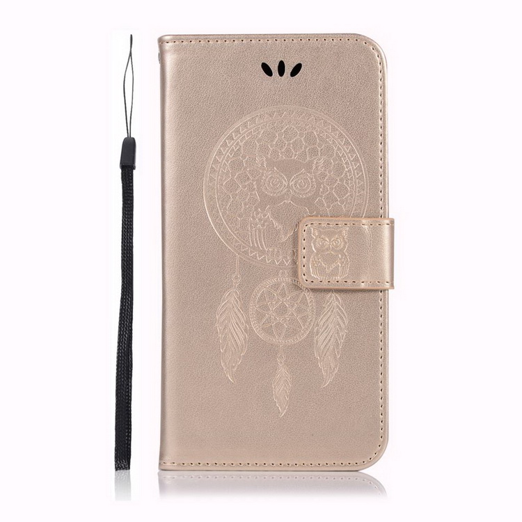 เคส Xiaomi Mi 11 #เคสฝาพับแบบกระเป๋าสตางค์ฝาพับหนัง PU ลายนกฮูก Imprint Owl Dream Catcher PU Leather