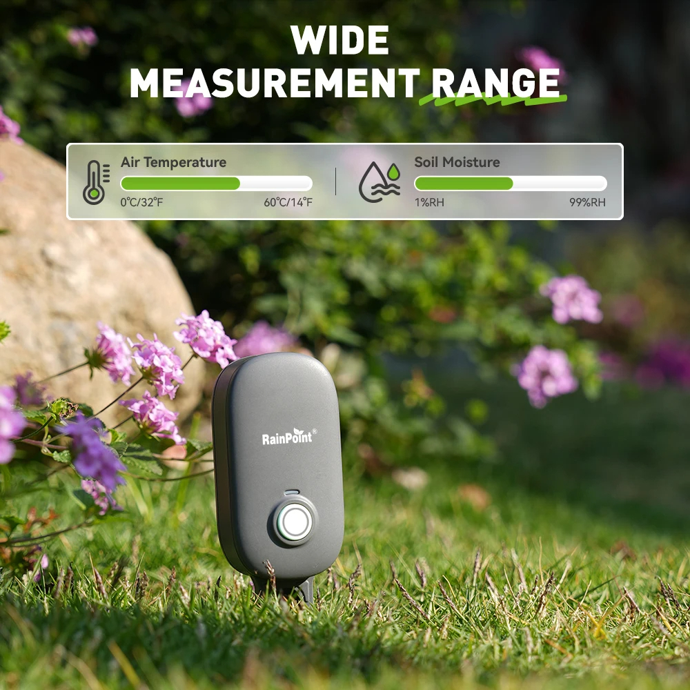 เซ็นเซอร์วัดค่าในดิน Soil Moisture Meter, Wireless Soil Moisture Meter for Garden Plant