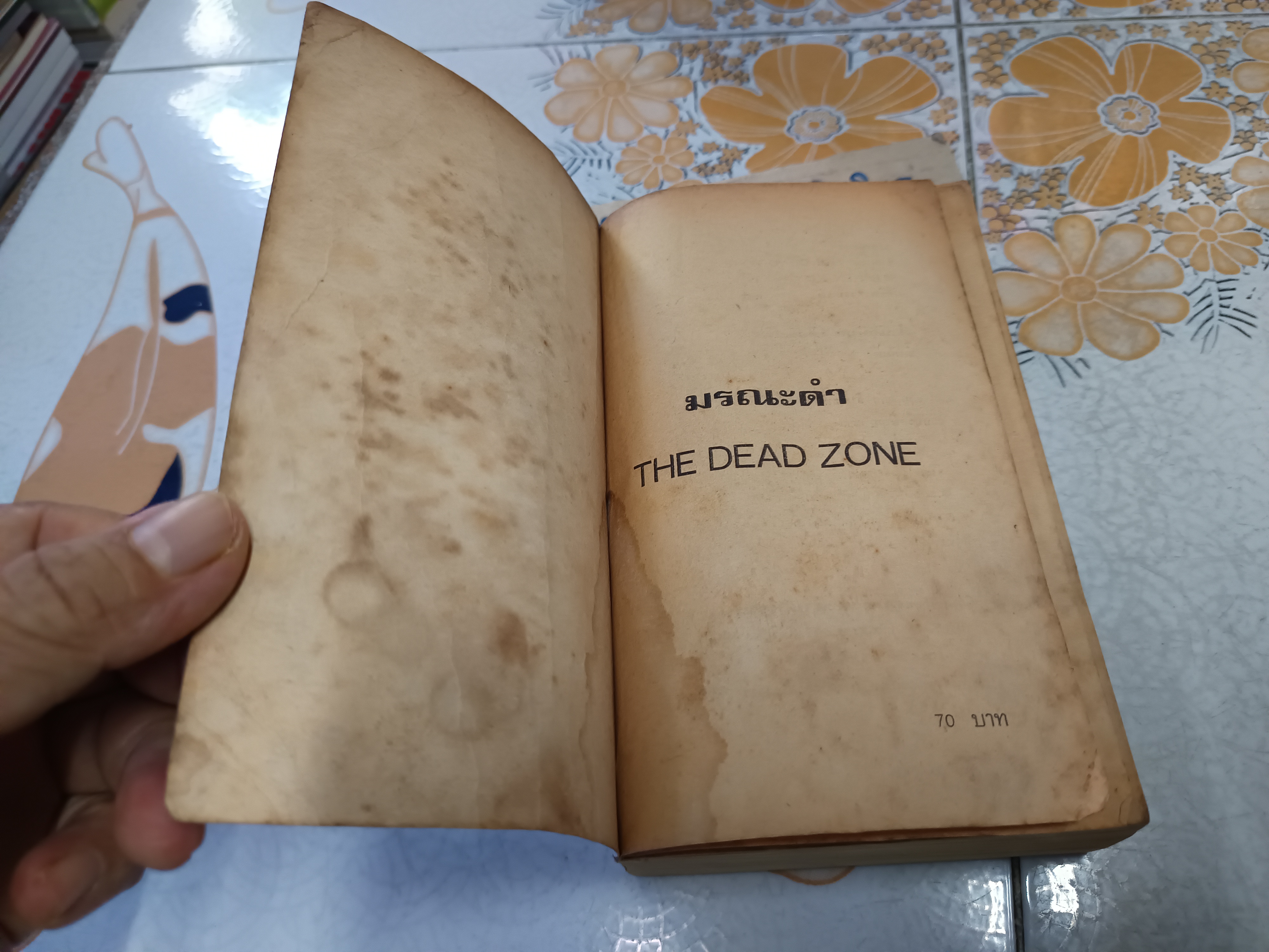 มรณะดำ THE DEAD ZONE โดย สตีเฟน คิง Stephen King แปลโดย. สิทธิพร - วราภรณ์ สำนักพิมพ์บุ๊คส์เอเธนส์ พ.ศ.2524 **สินค้าหมด**