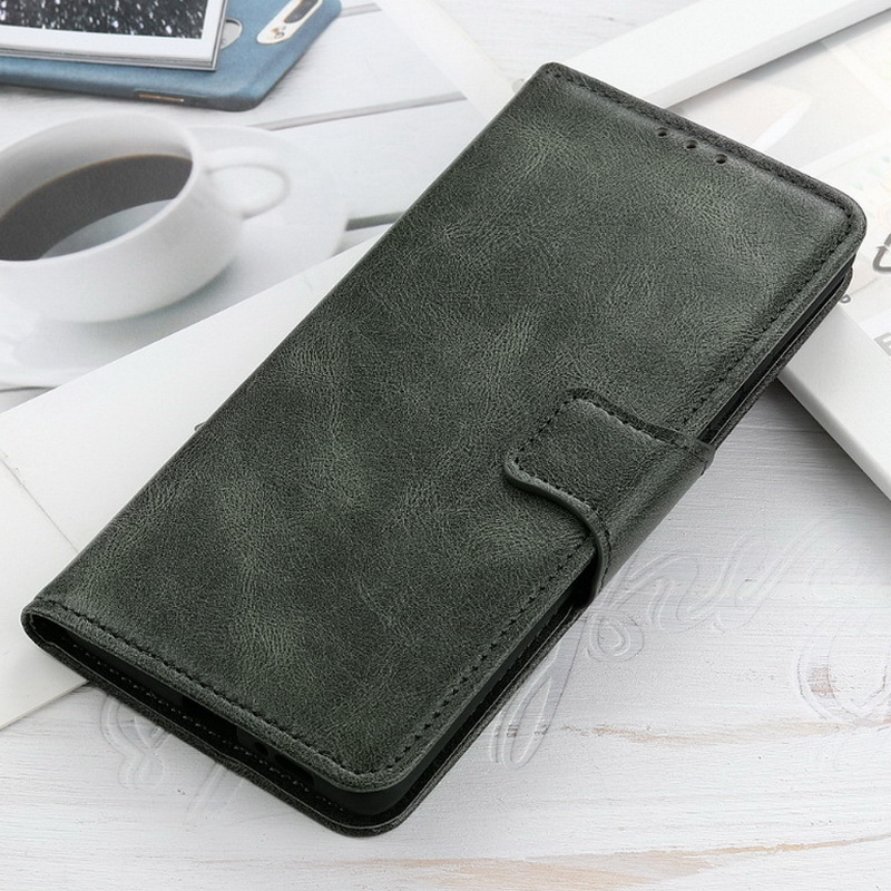 เคส OPPO A9 (2020) / OPPO A5 (2020) #เคสฝาพับหนัง PU มีช่องใส่บัตรแถบปิดแม่เหล็กพับตั้งได้ Magnetic Closure Wallet Lanyard Leather