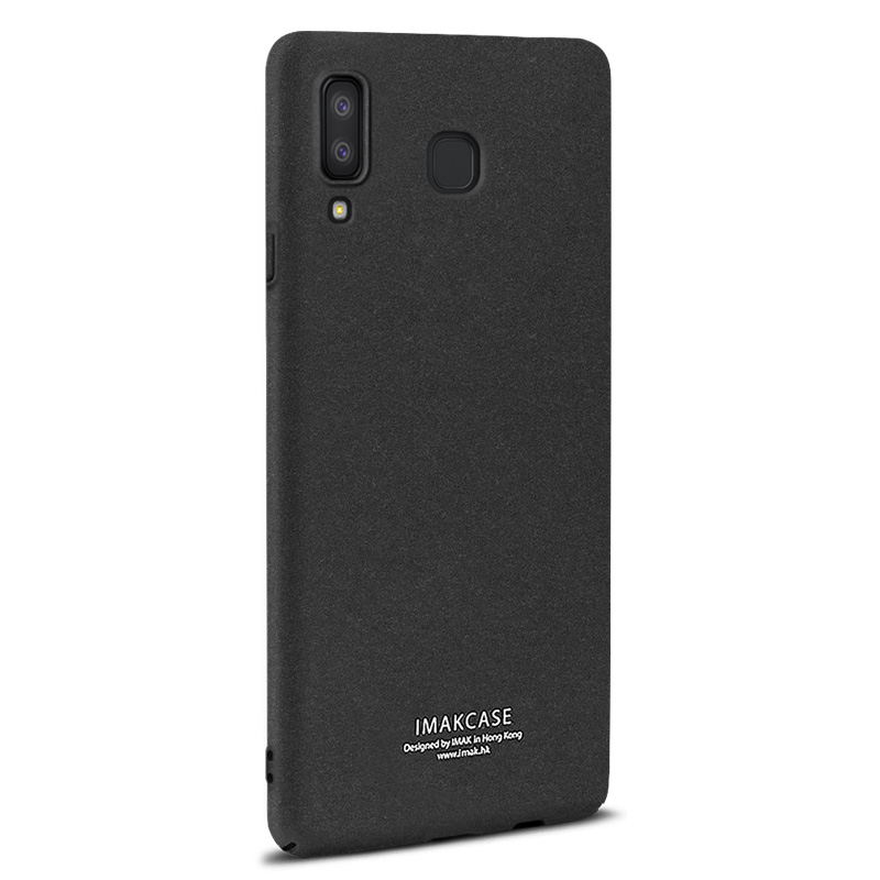เคส Samsung Galaxy A8 Star #เคสฝาหลัง IMAK Cowboy Shell PC Case ขาตั้งแหวน + ฟิล์มกันรอยหน้าจอ