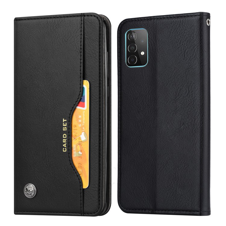 เคส Samsung Galaxy A52/A52 5G/A52s 5G #เคสฝาพับแบบกระเป๋าสตางค์หนัง PU มีช่องเสียบบัตรคุณภาพดี