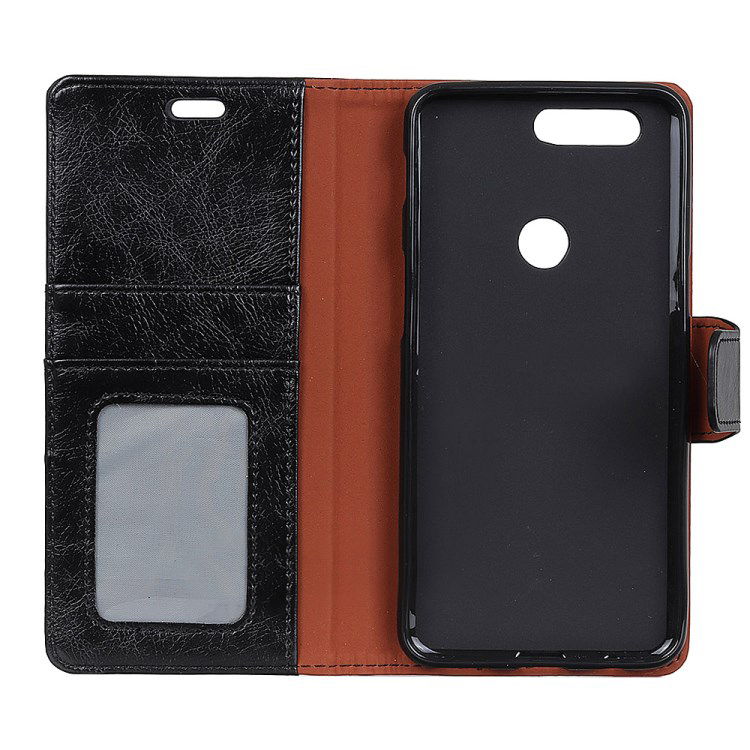 Case Asus ZenFone Max Plus (M1) ZB570TL #เคสฝาพับหนังแยกคุณภาพดี Nappa Pattern Split Leather Wallet
