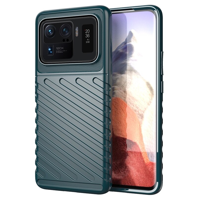 Case Xiaomi Mi 11 Ultra #เคสฝาหลัง TPU อ่อน Thunder Series Twill Texture Soft TPU
