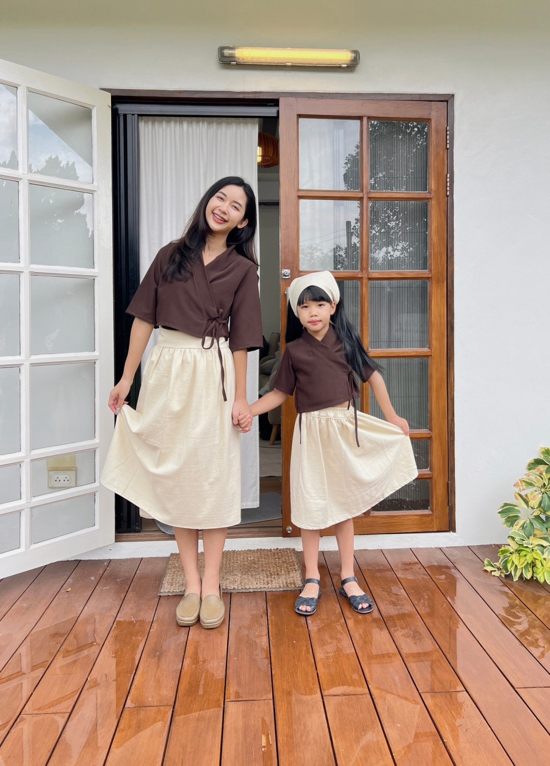 ชุดคู่แม่ลูก สไตล์มินิมอล