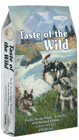 แพคคู่ Taste of the wild puppy smoked salmon 680g.