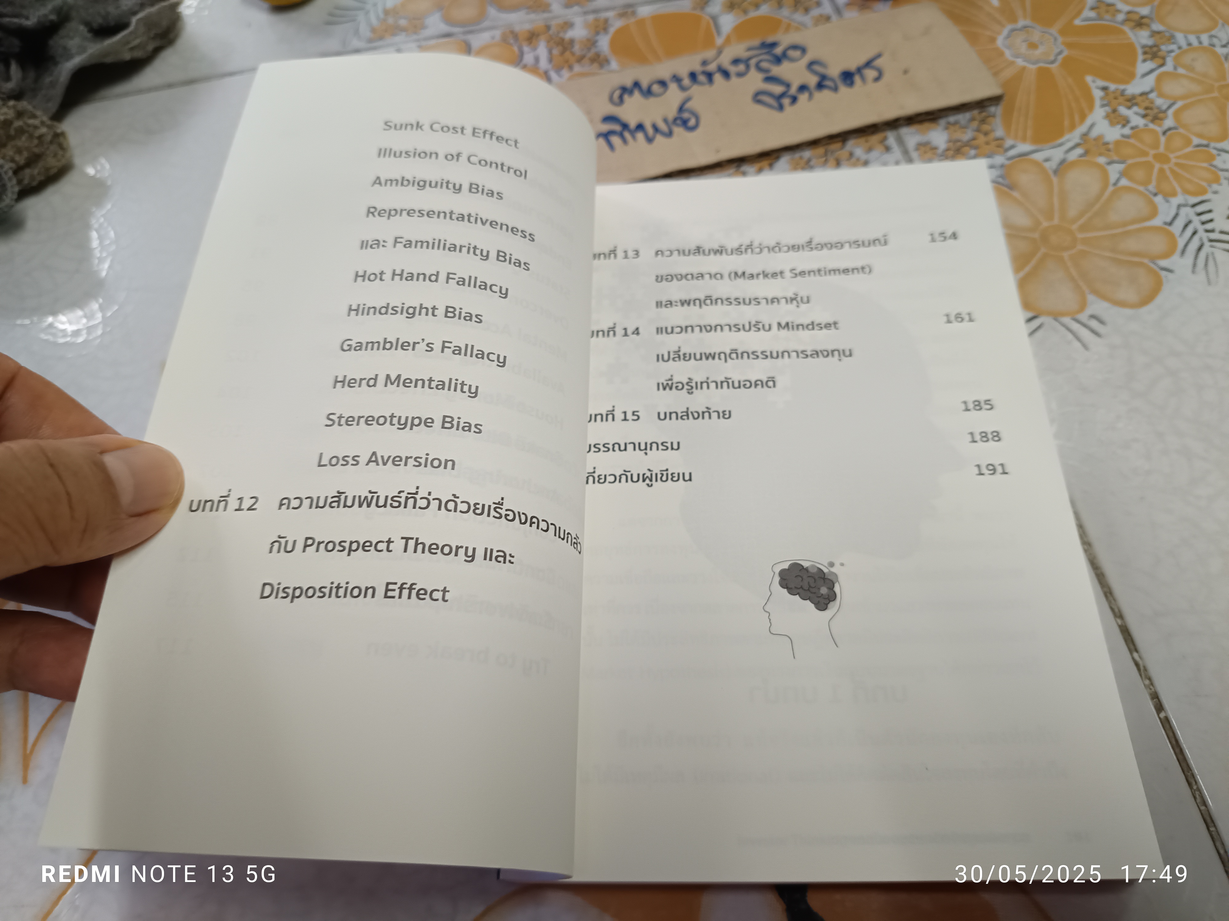 ความคิดและจิตวิทยาของนักลงทุน : Investor Thinking and Investment Psychology วริทธ์พล อินทร์เนียม เขียน **สินค้าหมด**