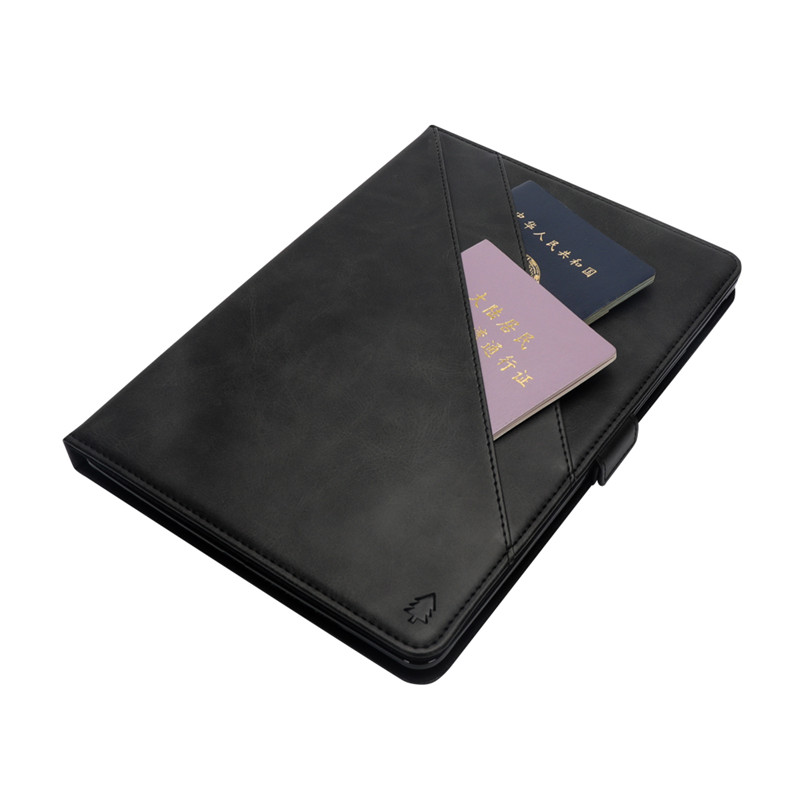 Case Huawei MediaPad T5 10 #เคสฝาพับหนัง PU ช่องเสียบการ์ดภายนอกและภายใน Flip Card Slots Stand Leather