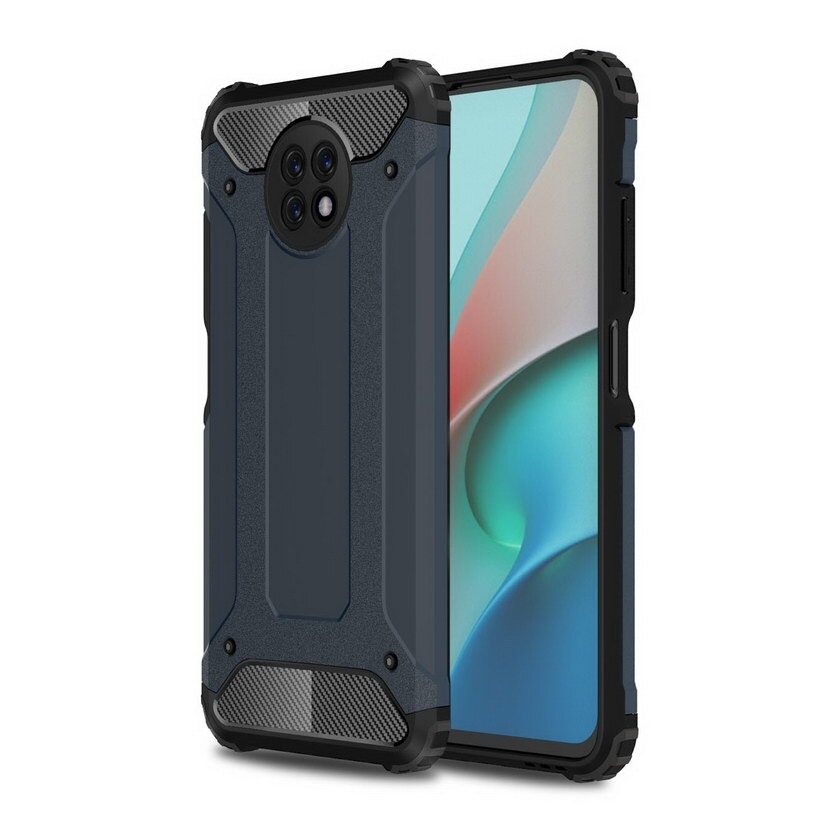 เคส Redmi Note 9T 5G #เคสฝาหลังเกราะป้องกัน ไฮบริด พลาสติก+TPU Heavy Duty Rugged Hybrid