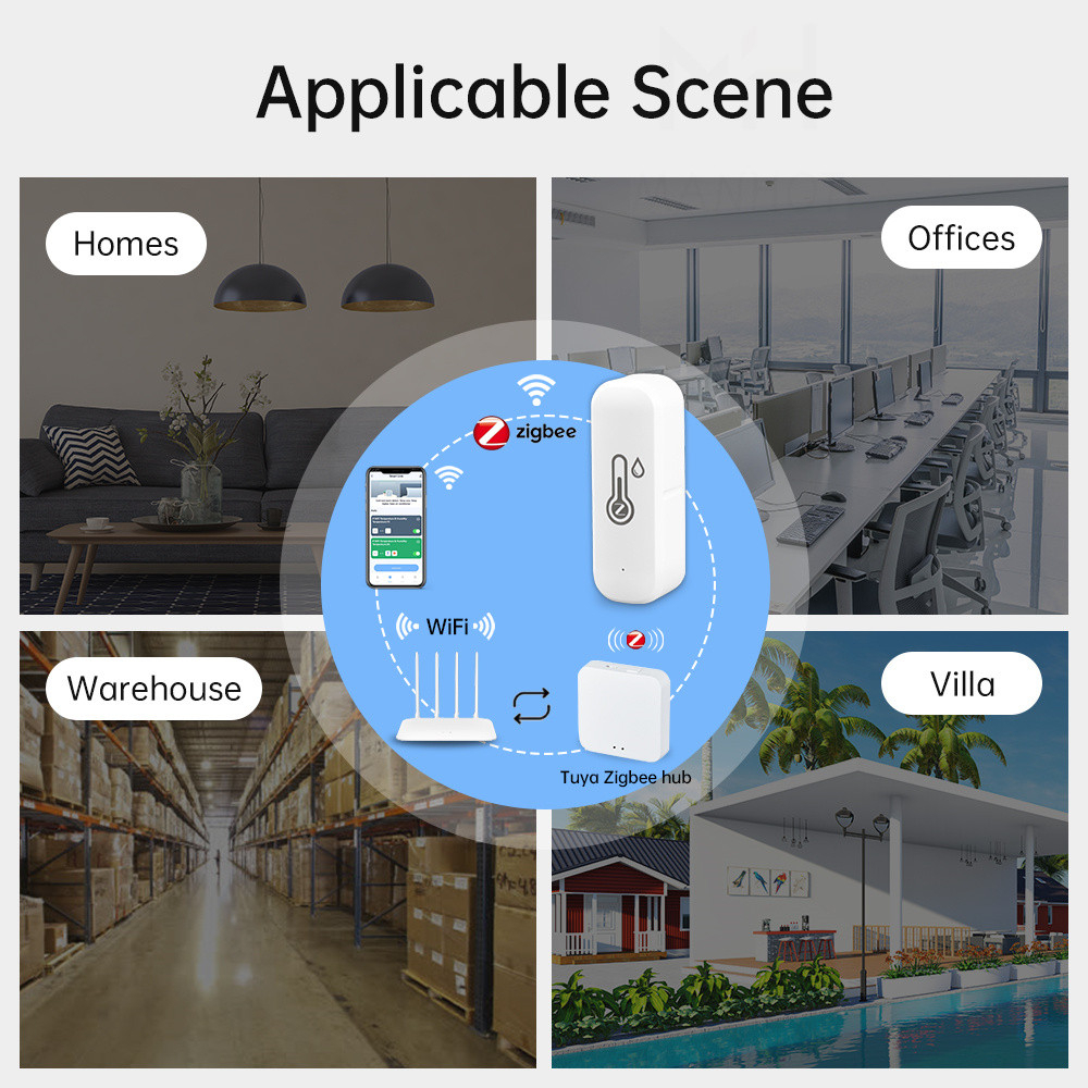 ชุด Temp/Humidity sensor ผ่าน App Tuya