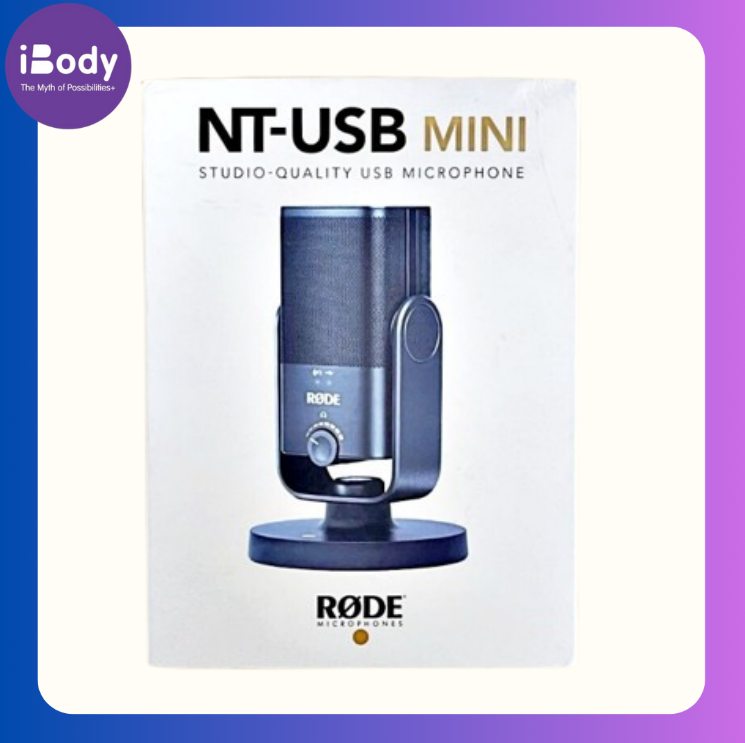 (Rode) NT USB Mini Studio Quality Usb Microphone, Black ไมโครโฟน USB คอนเดนเซอร์ ตั้งโต๊ะ