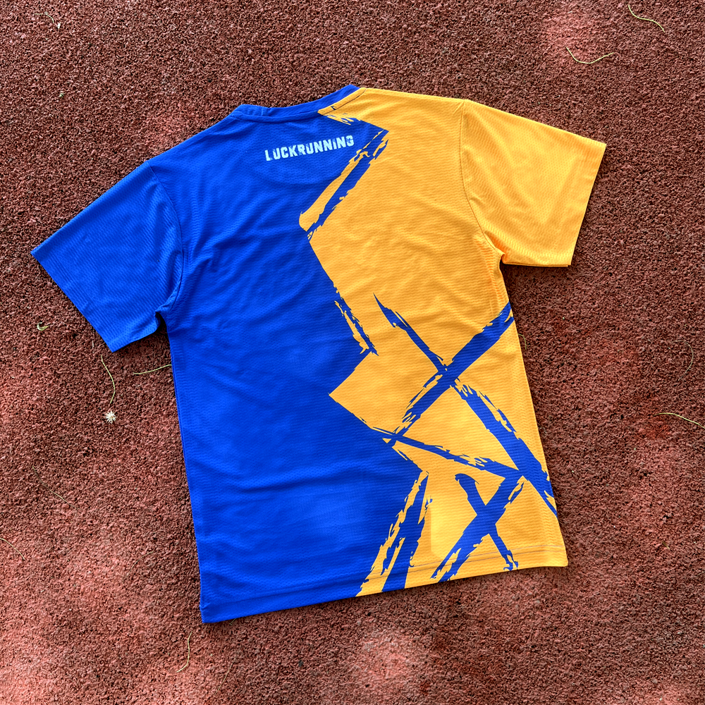 เสื้อวิ่งพิมพ์ลาย LRN Collection 02 เนื้อผ้า Micro Mesh สำหรับวิ่งมาราธอน (MM08)