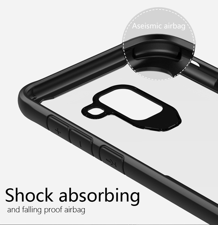 เคส Samsung Galaxy A8 (2018) #เคสฝาหลัง Hybrid Shock Absorption PC + TPU