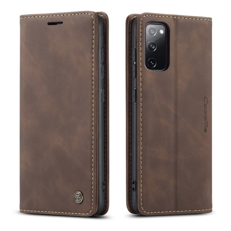 เคส Samsung Galaxy S20 FE / S20 FE 5G #เคสฝาพับหนังกระเป๋าสตางค์ CASEME Auto-absorbed Leather Wallet